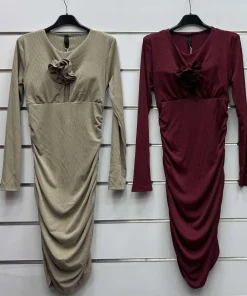Sukienki Damskie WŁOSKA,Size uni,paczka 6szt, mix kolor