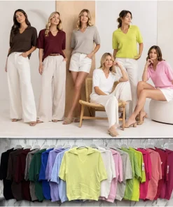 Swetry damskie,size uni,paczka 6szt,mix kolor