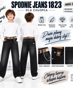 Spodnie JEANSY DZIECIĘCA,size 6-16lat,paczka 12szt,1kolor