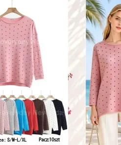 Swetry damskie ,size s/m-l/xl,Paczka 10szt ,mix kolor