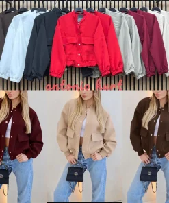 Kurtki damskie,size uni,Paczka 6szt ,mix kolor