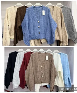 Swetry Damskie WŁOSKA,Size uni,paczka 6szt, mix kolor