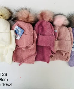 Komplet czapka DZIECIĘCA ,paczka 10szt,mix kolor