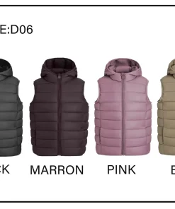 Kamizelki DZIECIĘCA,size 4-14lat,Paczka 6szt,1kolor