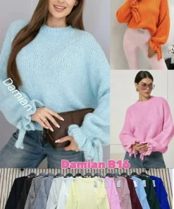 Swetry Damskie WŁOSKA,Size uni,paczka 6szt, mix kolor