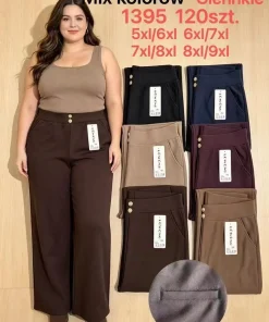 Spodnie Damskie,size 5/6-8/9xl,paczka 12szt,mix kolor
