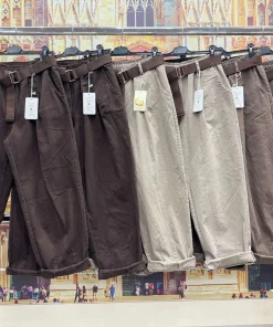 Spodnie Damskie WŁOSKA,Size uni,paczka 6szt, mix kolor