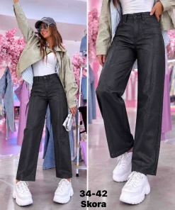Spodnie skórzane Damskie,size 34-42,Paczka 10szt,1kolor