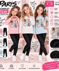 Komplety DZIECIĘCA,size 4-12lat,paczka 15szt,mix kolor