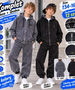 Komplety DZIECIĘCA,size 134-164,Paczka 12szt,mix kolor
