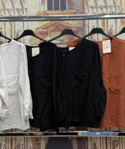 Bluzki Damskie WŁOSKA,Size uni,paczka 6szt, mix kolor