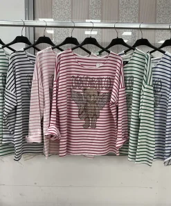 Bluzki Damskie WŁOSKA,Size uni,paczka 6szt, mix kolor