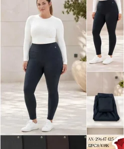 Leginsy Damskie,size 3xl-6xl,paczka 12szt,mix kolor