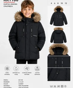 Kurtki DZIECIĘCA,size 4-12lat,Paczka 5szt ,1 kolor