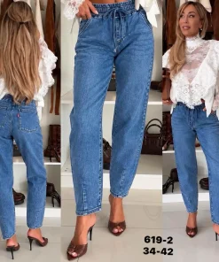 Jeansy Damskie,size 34-42,Paczka 10szt ,1kolor