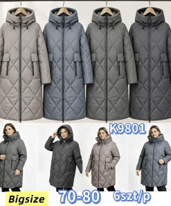 Kurtki damskie ,size 70-80,Paczka 6szt ,1kolor
