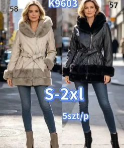 Kurtki damskie,size s-2xl,Paczka 5szt,1kolor