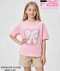 Bluzki DZIECIĘCA,size 3-8lat,paczka 5szt,1kolor
