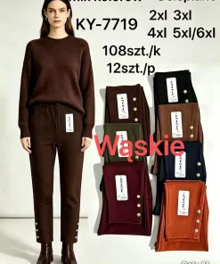 Spodnie Damskie,size 2/3-5/6xl,paczka 12szt,mix kolor