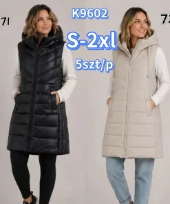Kamizelki damskie,size s-2xl,Paczka 5szt,1kolor