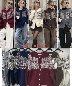 Swetry Damskie,size m/l-xl/2xl,paczka 12szt,mix kolor