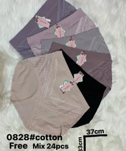 Majtki Damskie, size free,paczka 24szt,mix kolor