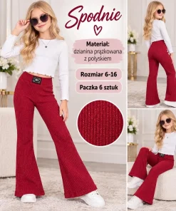 Spodnie DZIECIĘCA,size 6-16lat,Paczka 6szt ,1kolor