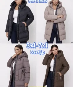 Kurtki damskie,size 3-7xl,Paczka 5szt,1kolor