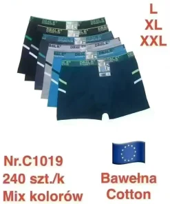 Bokserki MĘSKIE,size m-2xl,paczka 24szt,mix kolor