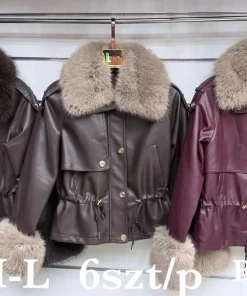 Kurtki skórzane damskie ,size s-l,Paczka 6szt ,1 kolor