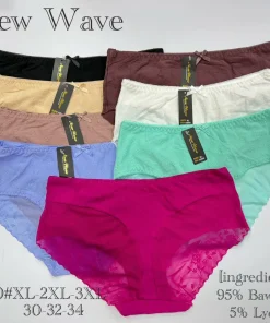 Majtki Damskie, size xl-3xl,paczka 24szt,mix kolor