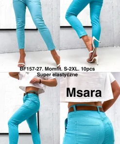 Jeansy Damskie,size s-2xl,paczka 10szt,1kolor