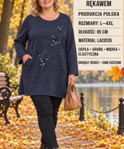 Tuniki damskie, size l-4xl,paczka 5szt,1kolor