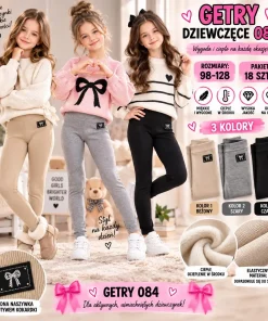 Legginsy DZIECIĘCE, size 98-128,paczka 18szt,mix kolor