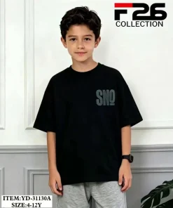 Bluzki DZIECIĘCA,size 4-12lat,paczka 5szt,1kolor