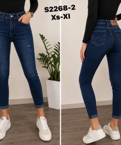 Jeansy Damskie,size xs-xl,Paczka 12szt,1kolor