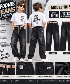 Spodnie JEANSY DZIECIĘCA,size 6-16lat,paczka 12szt,1kolor