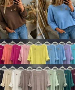 Swetry Damskie WŁOSKA,Size uni,paczka 6szt, mix kolor