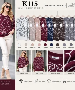 Swetry damskie ,size s/m-l/xl,Paczka 10szt ,mix kolor