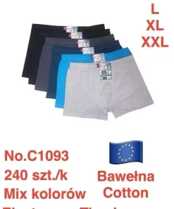 Bokserki MĘSKIE,size m-2xl,Paczka 24szt ,mix kolor