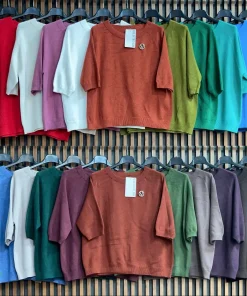 Swetry Damskie WŁOSKA,Size uni,paczka 6szt, mix kolor