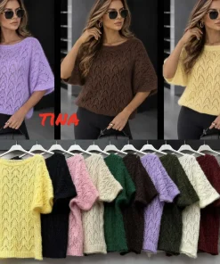 Swetry damskie,size uni,paczka 6szt,mix kolor