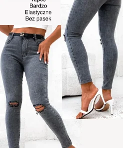 Jeansy Damskie,size xs-xl,Paczka 12szt ,1kolor