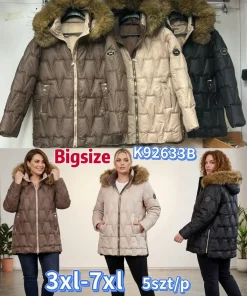 Kurtki damskie,size 3-7xl,paczka 5szt,1kolor