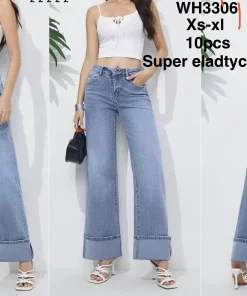 Jeansy Damskie,size xs-xl,Paczka 10szt ,1kolor