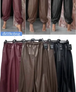 Spodnie skórzane damskie,size uni,paczka 6szt,mix kolor