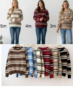 Swetry damskie,size uni,paczka 12szt,mix kolor