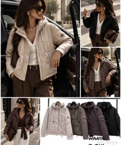 Kurtki damskie,size s-2xl,Paczka 5szt,1kolor