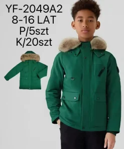 Kurtki DZIECIĘCA,size 8-16lat,Paczka 5szt ,1 kolor