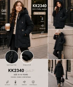 Kurtki DZIECIĘCA,size 8-16lat,Paczka 5szt ,1 kolor